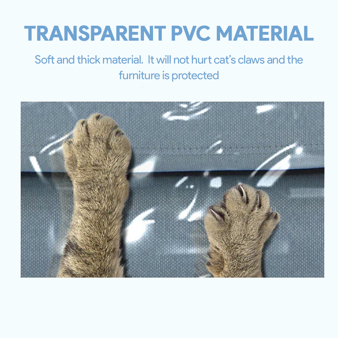 ScratchProtect™ gennemsigtig møbelbeskytter til katte