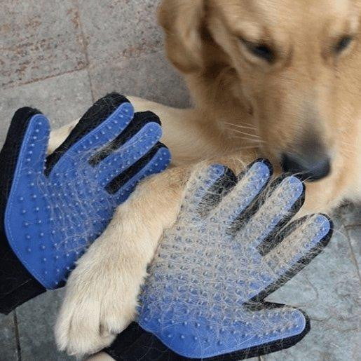 Handske til pleje af kæledyr